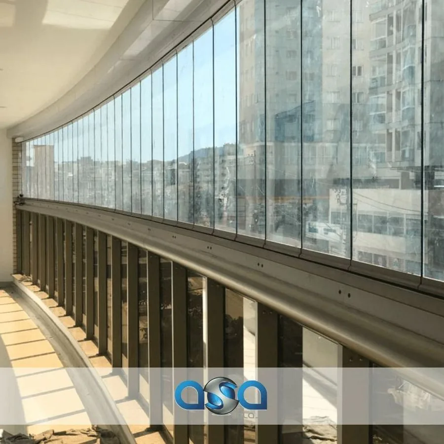 Instalação de fechamento de varanda Asa Glass Vitória ES